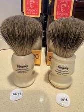 Kingsley Badger Shave Brush SB-8011  840 Pure Badger Or Pure Bristle Choose