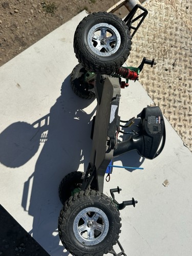Traxxas Slash 4x4 VXL Roller Chassis TQi Radio Aluminum Upgrades No Motor Parts - Picture 11 of 13