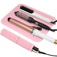 Heat Resistant Mat for Hair Tools, Curling Iron Flat Iron Hair Straightener Hol
