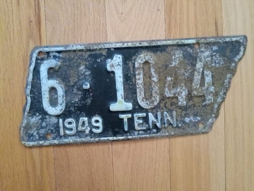1949 tennessee license plate