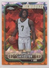 2024-25 Topps Chrome Sapphire Edition Orange 3/25 Chris Livingston #70 16tx