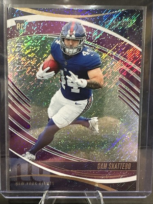 #ad #ad 2025 Panini Absolute Rookies Cam Skattebo #110 Purple Rain 190 MEM RC $24.00