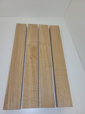 Solid Oak boards. 4 @ 450 x 60 x 25mm PAR. perfect for woodwork (1267)