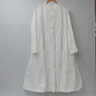 #ad MACHATT M20A 03 3 Women#x27;s Front Button Dress Cotton Frayed Trim F $191.36