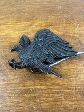 1980 Flying Bald Eagle Belt Buckle 3D Figure Style Vintage Bergamot B-146