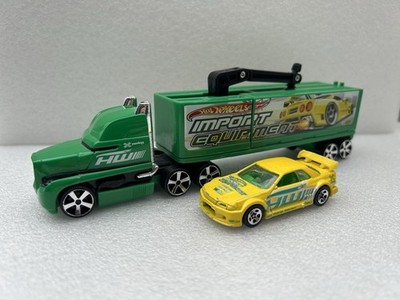 Hot Wheels Nissan Skyline R32 Truckin Transporters Set Import Equipment JDM 2004