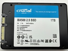 Crucial BX500 1TB SATA III 2.5" Internal SSD (CT1000BX500SSD1)