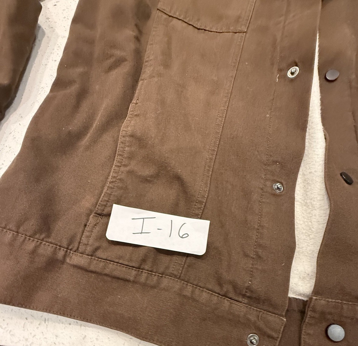 Vans Jacket Men Extra Large Brown Canvas Warm Hoo… - image 2