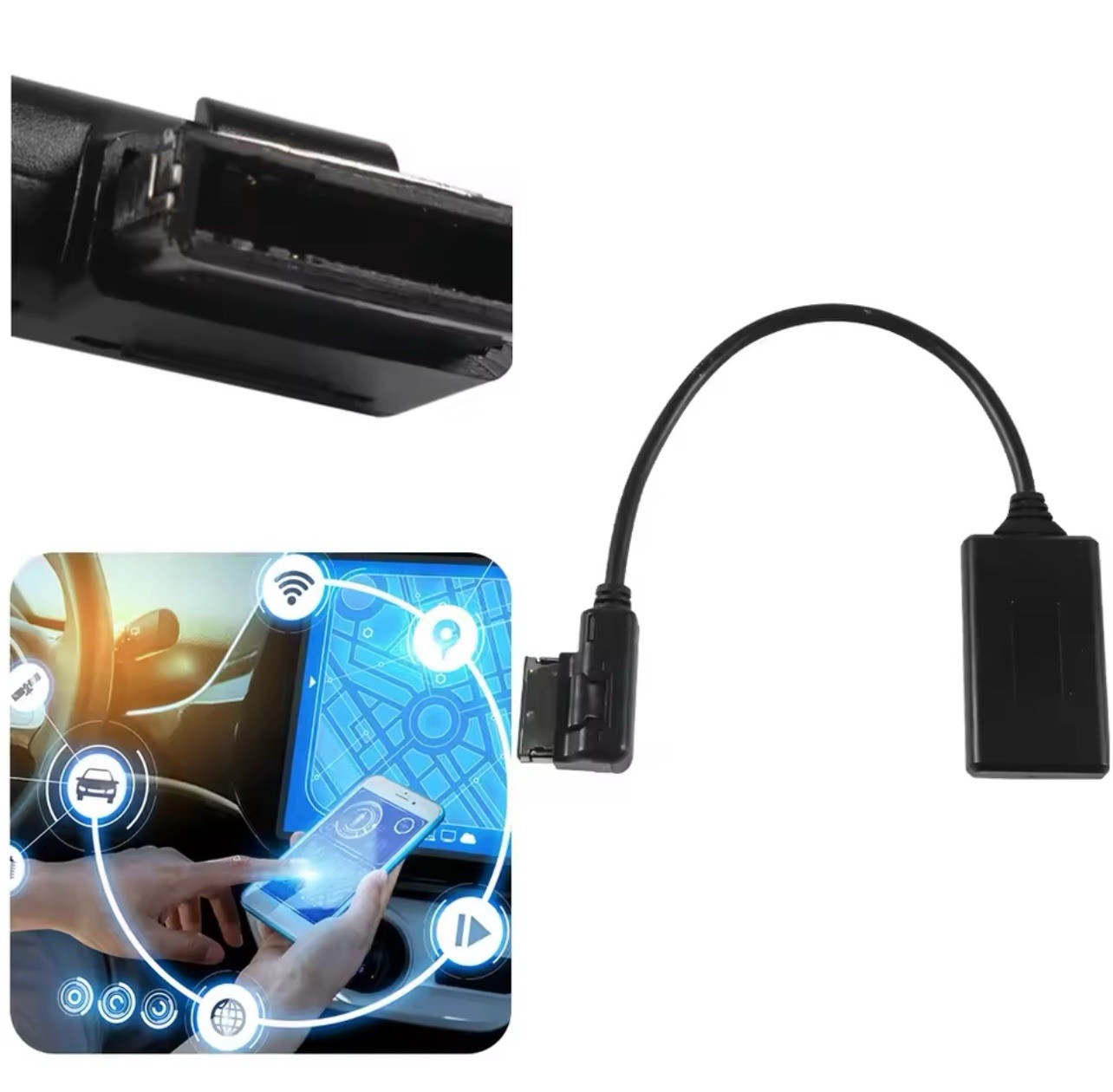 Bluetooth Aux in Adapter für Mercedes MB AMI Schnittstelle B C CL E S ML klasse