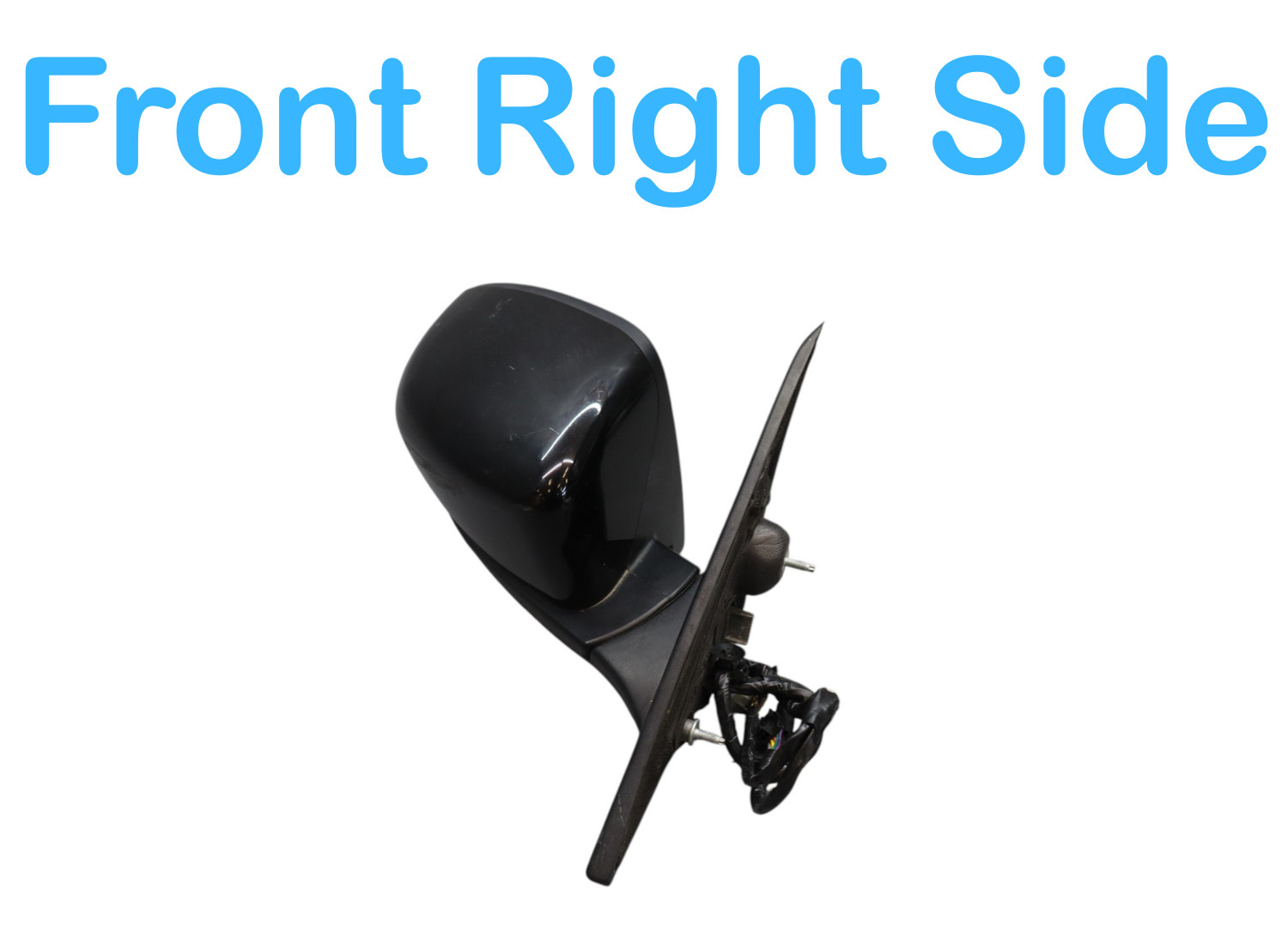 14-17 Maserati Ghibli Front Right Passenger Side Mirror Rear View Black Oem