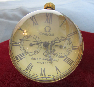 OMEGA アナログ時計 OMEGA Extremely RARE Swiss Pocket/Desk Watch Manual Round Ball SEE
