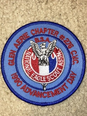 Boy Scout BSA 1990 Clinton Valley Michigan Council NESA Glen Aerie Chapter Patch