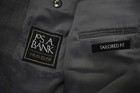 JOS A BANK TRAVELER Gray Fine-Stripe TAILORED FIT Dual-Vent Wool Blazer 41R — photo 5