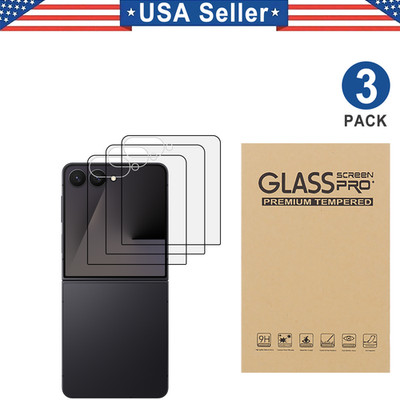 3PCS Tempered Glass Screen Protector For Samsung Galaxy Z Flip 7