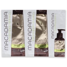 Professional Ultra Rich Moisture Set by Macadamia Oil for Unisex - 3 Pc Kit Set