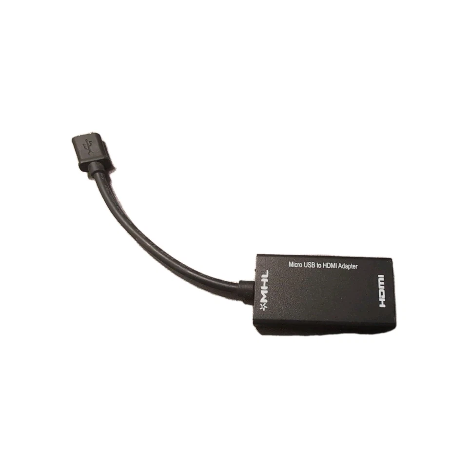 0.1M Micro USB To HDMI Female 1080p Cable TV AV Adapter Mobile Phones Tablets HD - Image 2 of 3