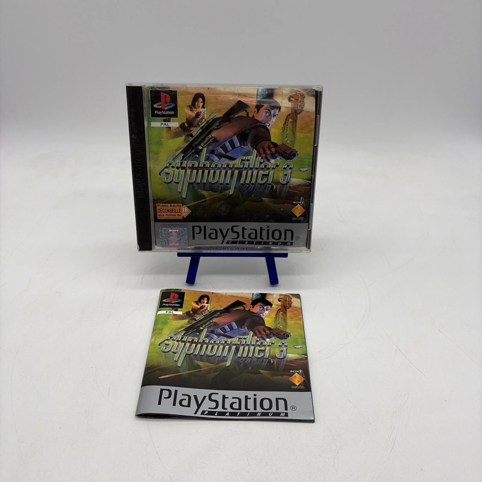 Syphon Filter 3 PS1 Notice Incluse Action Infiltration Sony