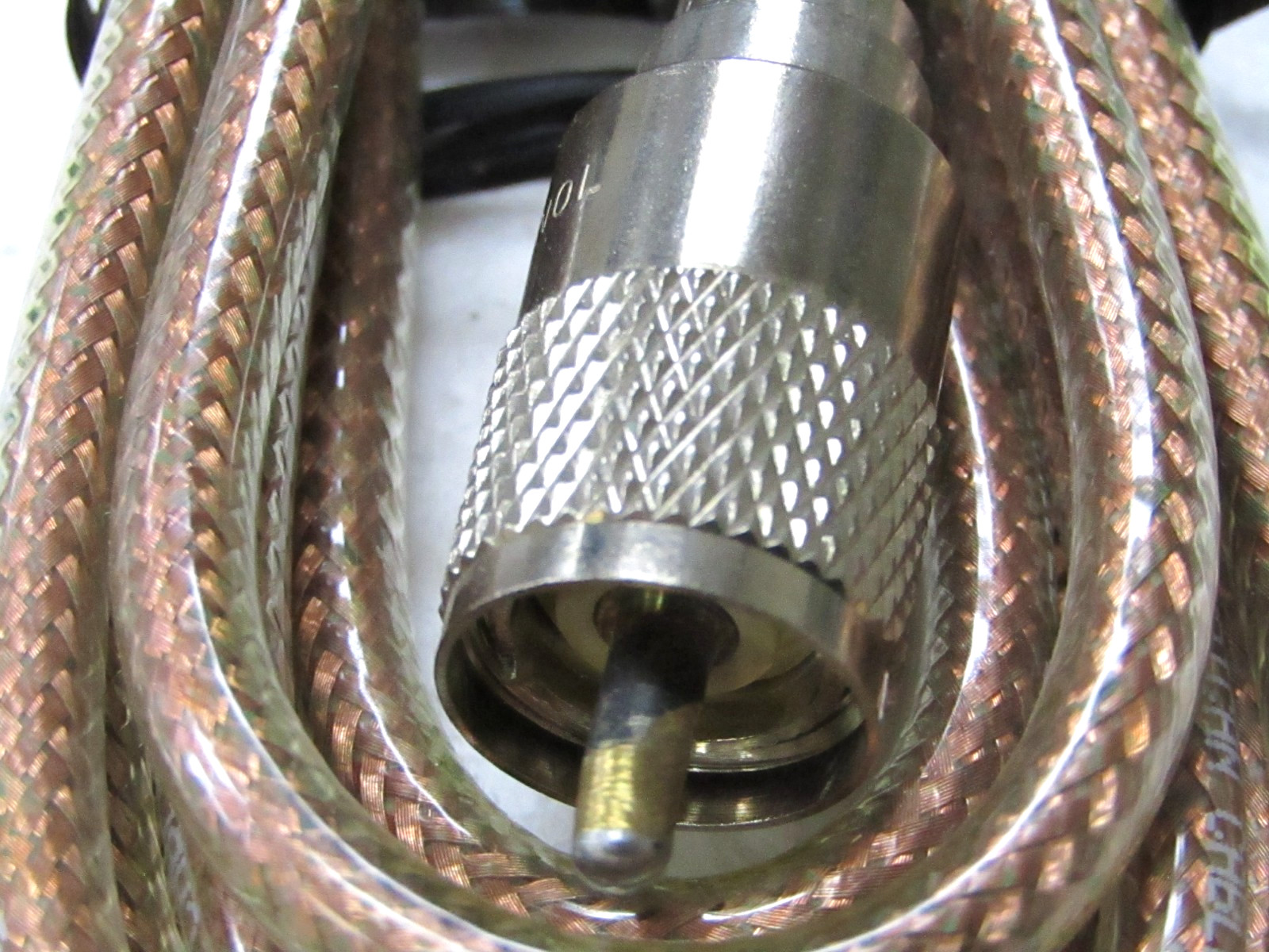 True American RG8X Cable w/ 96% Braiding 6' Roll Clear Jack USA Made Top Quality