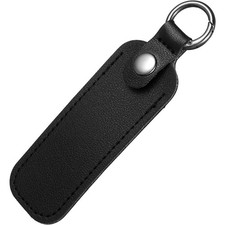 Leather USB Flash Drive Case Portable Travel Holder Keychain Storage Pouch for
