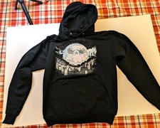Disney Parks Disneyland Haunted Mansion Graveyard Moon Hoodie Black Medium