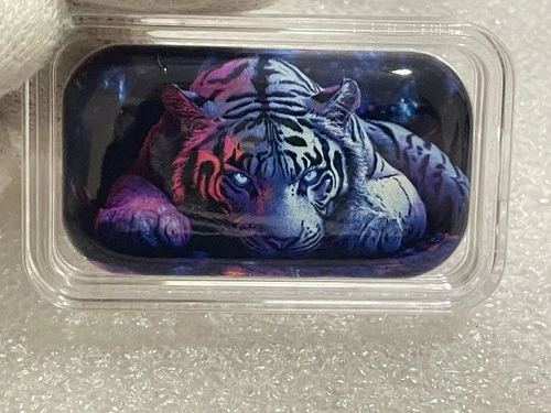 Nightfall Hunter 2 Troy Oz .999 Fine Silver Colorized Bar- #14/15 Haleybug Mint