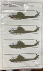 Warbird 72056  1/72 Huey Cobra AH-1 4 version decals for Revell