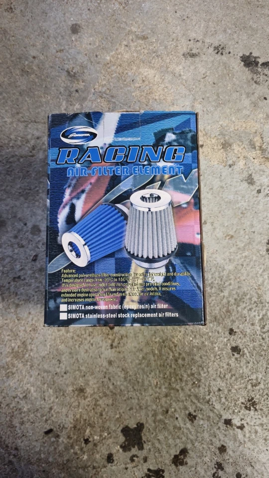 Universal Sportluftfilter Simota 3" Zoll  76mm - Bild 2 von 4