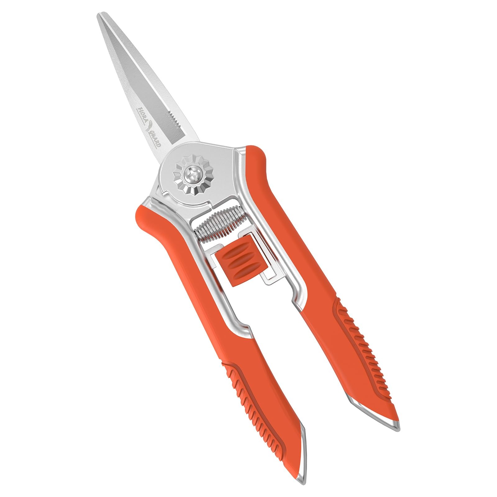 Sécateur de jardinage 16,5 cm en acier avec lames micro-tips ultra tranchantes