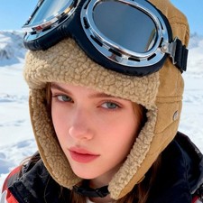 Men's and Women's Winter Lei Feng Hats,Fashionable and Trendy Ear Protectio U9N1