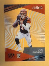 Joe Burrow 2020 Panini Chronicles CLEAR VISION ACETATE ROOKIE RC #CV-1 MINT COND
