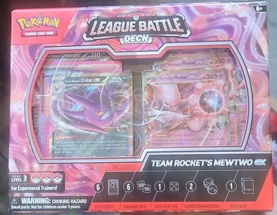 Pokémon TCG League Battle Deck Team Rocket's Mewtwo ex 60-Card