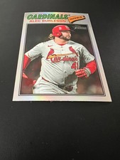 2026 Topps Heritage Alec Burleson #165 St. Louis Cardinals REFRACTOR