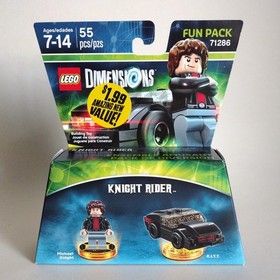 Lego Dimensions 71286 Knight Rider Michael Knight & KITT Car SEALED Fun Pack