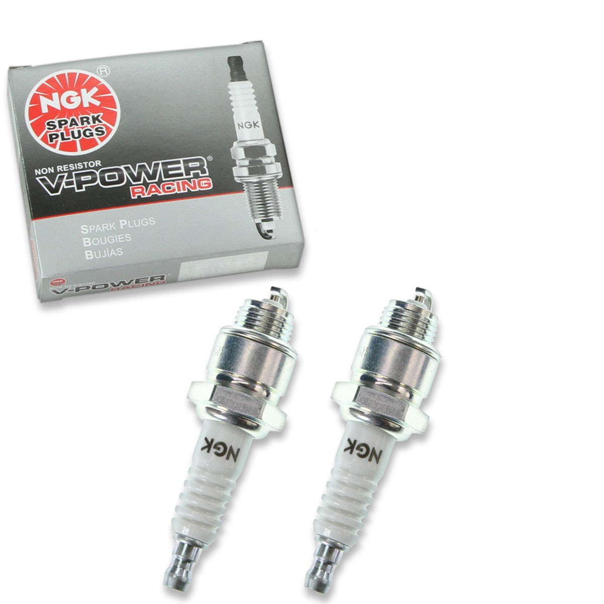 2 pc NGK 2298 R5670-5 V-Power Racing Spark Plugs for XS85 W9FC W9F W8FC W8F ej