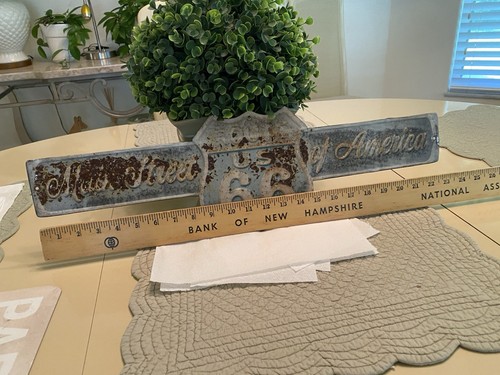 Vintage Route 66 Garage Service & Reparatur 23" x 7" Vintage Neuheit Blechschild - Bild 1 von 8