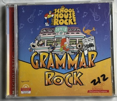 School House Rock: Grammar Rock | Educational CD-ROM | User Guide Included