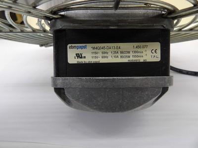 EBMPAPST M4Q045-DA13-E4 Induction Motor with fan 115V 60Hz 1.10A 80/25W 1550