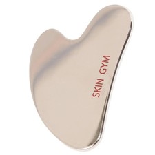 SKIN GYM Cryo Stainless Steel Sculpty Heart Gua Sha, Cooling