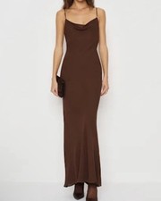 Reformation “Drina” White Strappy Sleeveless Maxi Slip Dress, Size S