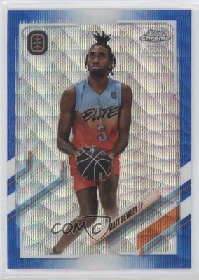 2021 Topps Chrome OTE Overtime Elite Blue Wave Refractor 80/99 Matt Bewley y0i