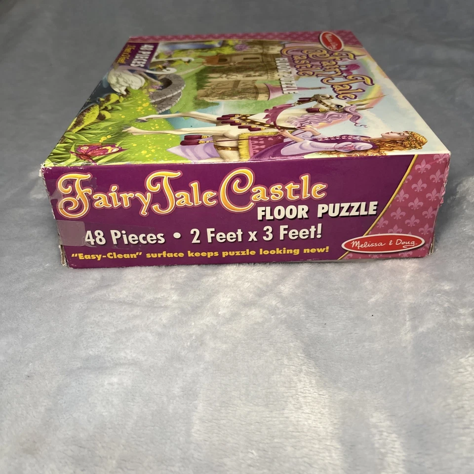 Melissa & Doug 童话城堡地板拼图 48 件 — 第 3/4 张图片