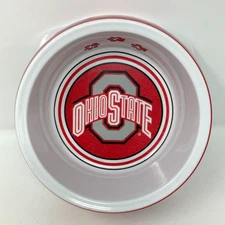 Ohio State Buckeyes Sporty K9 1700ml Plastic Dog Bowl NCAA Licensed Pet Dish