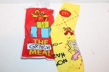 2025 McDONALD'S Grinch Socks Christmas Adult Happy Meal Yellow Socks
