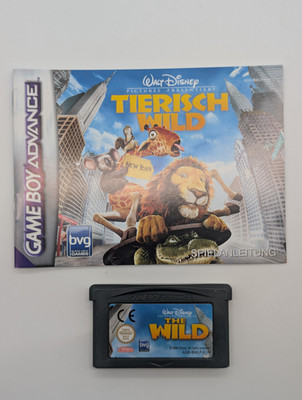 Tierisch Wild Disney Game Boy Advance GBA Sehr Gut Modul Anleitung