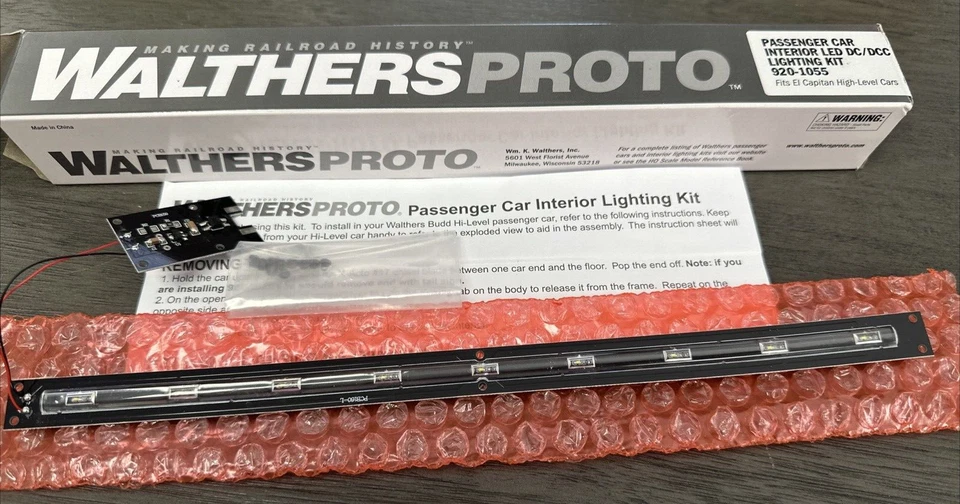 Walthers PROTO #920-1055 Passenger Car Light Kit - ATSF El Capitan Hi-Level Cars - Image 3 of 4