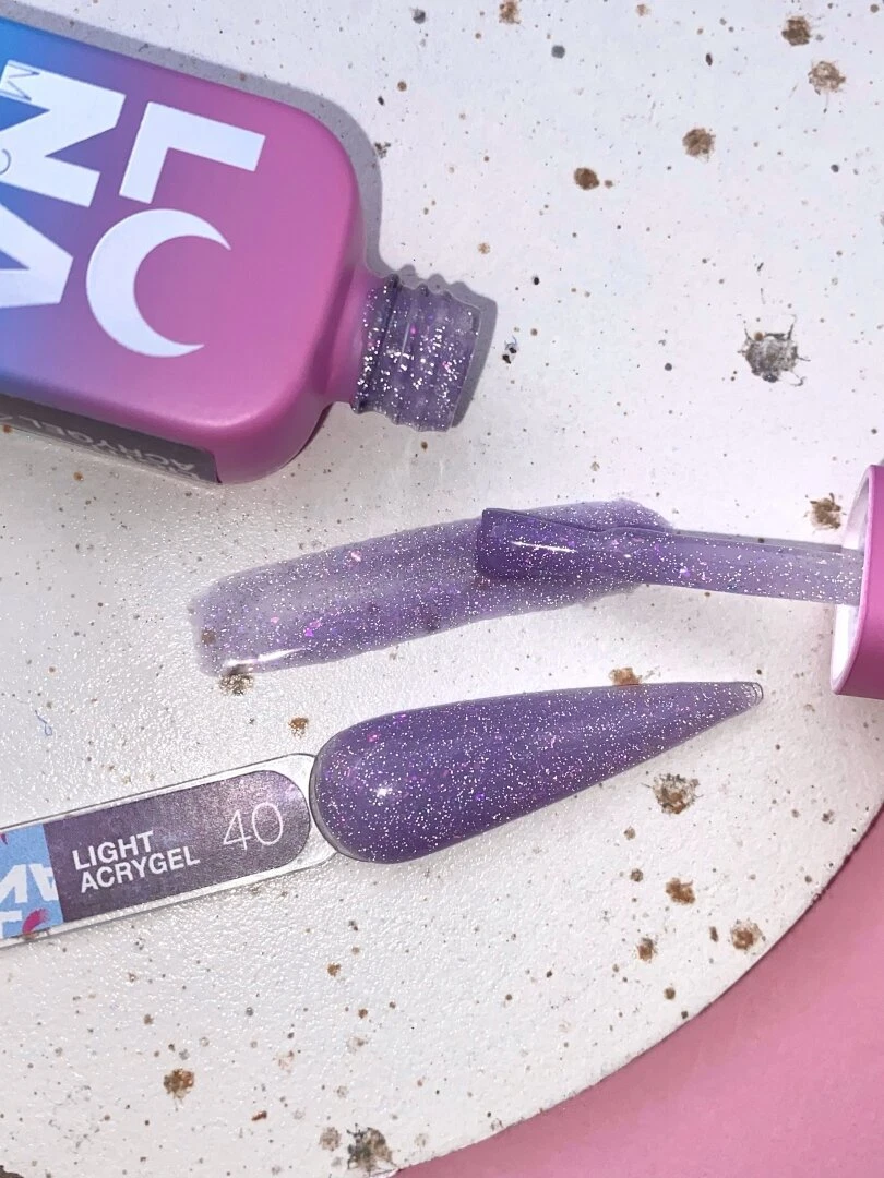 LUNA moon - LIGHT ACRYGEL reflective liquid gel / coatings / nail extensions