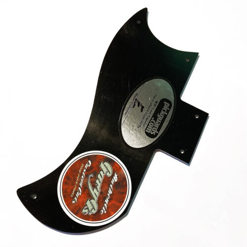 Golpeador biselado ancho negro/crema de 5 capas para Gibson 1961-1963 vintage Les Paul SG - Imagen 5 de 9