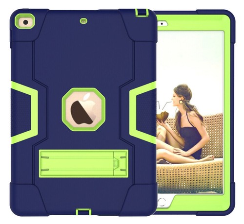 Funda protectora resistente a prueba de golpes con soporte para iPad 5/6º 7º 8º 9º 10º 11ª generación A16 - Imagen 12 de 59