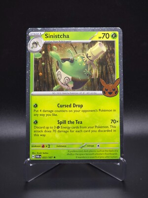 sinistcha pokemon card halloween ex 189/167 Twilight Masquerade Full Art Pokemon Secret Rare : Toys & Games RaritySpecial Illustration Rare Hit Points240 HP Colorless Re Sinistcha 2024 Trick Or Trade