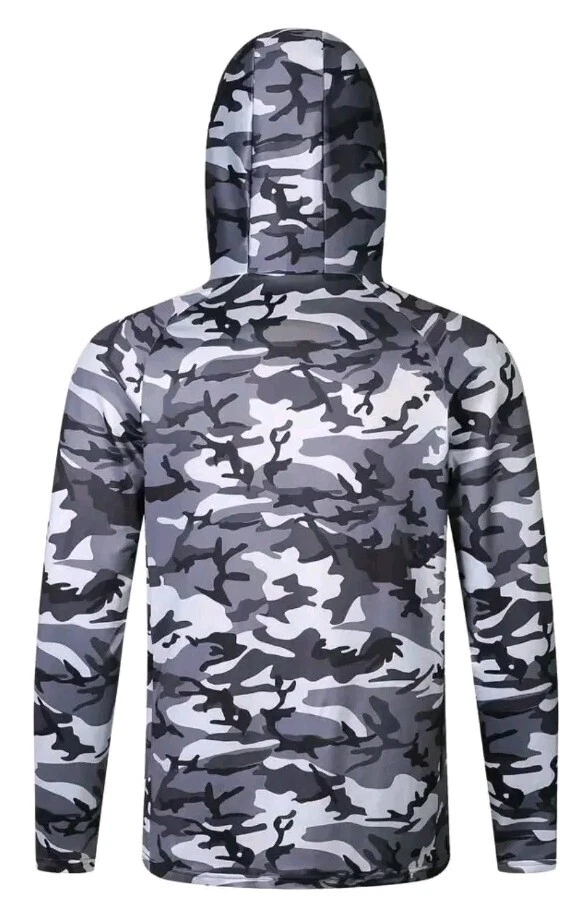 Camisa de pesca cubierta facial con capucha XL para hombre manga larga protección UV máscara facial $39 Foto 2 de 4